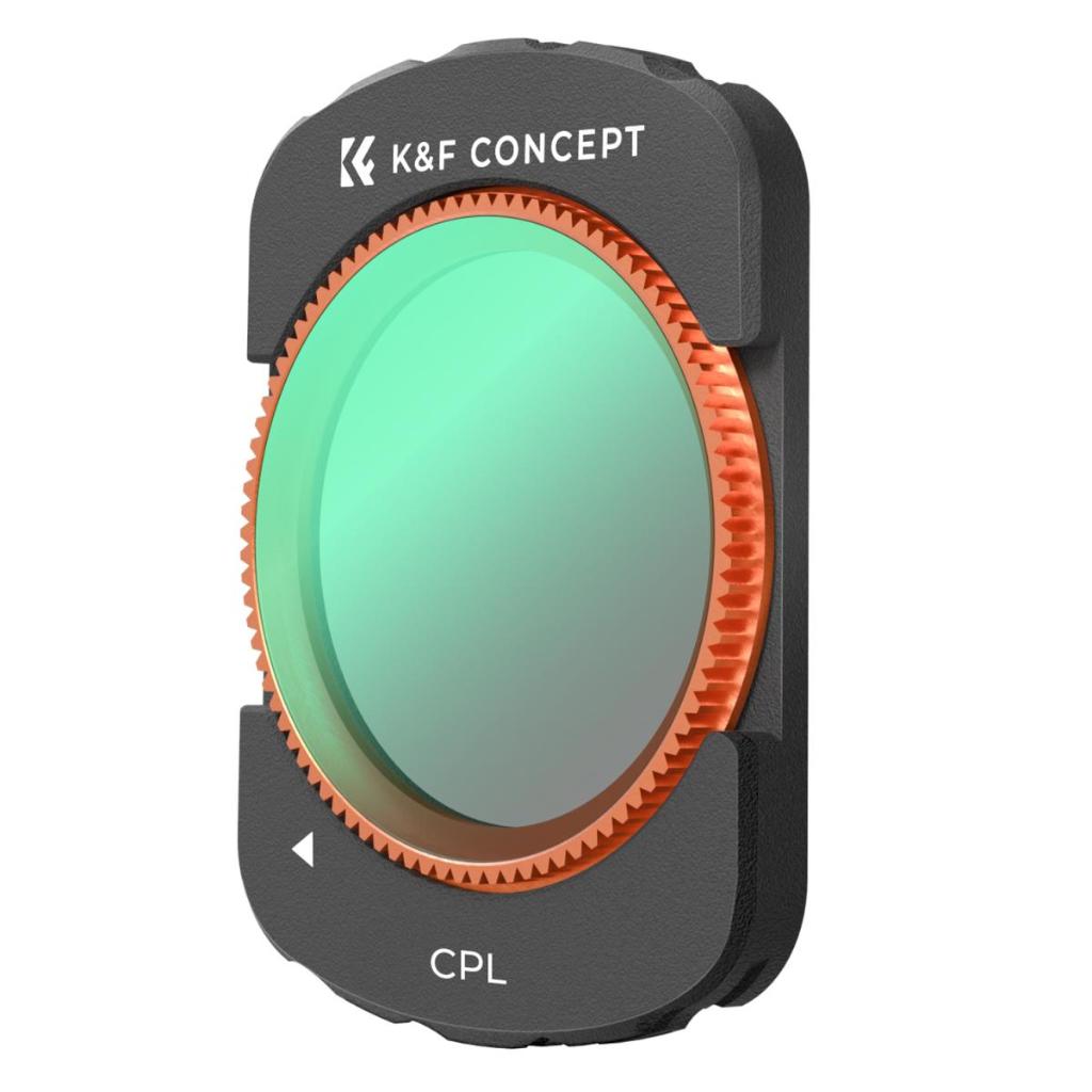 K&F Concept CPL Filter สําหรับ DJI Osmo Pocket 3/Pocket 4 Magnetic Circular Polarizer Filter 28 ชั้นนาโนเคลือบ HD Optical Glass