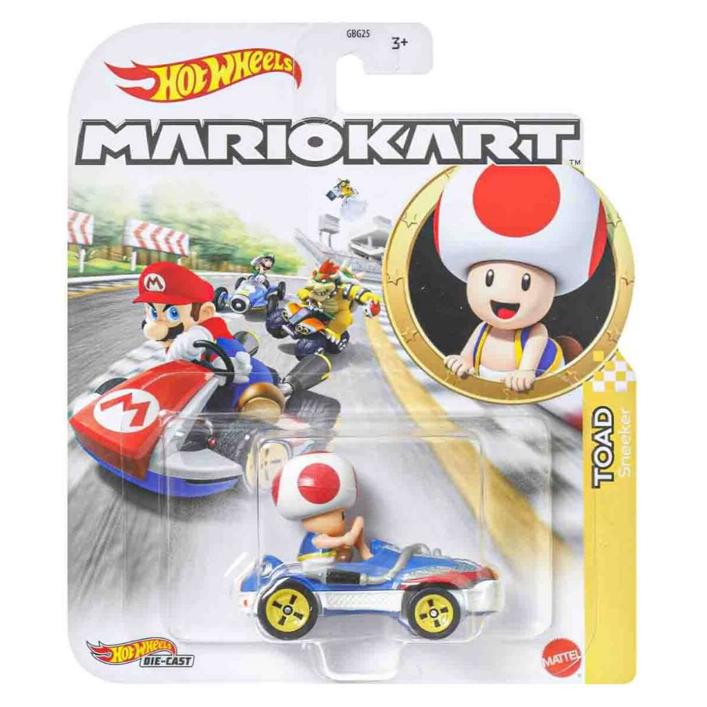 Hot Wheels Mario Kart Toad Sneeker