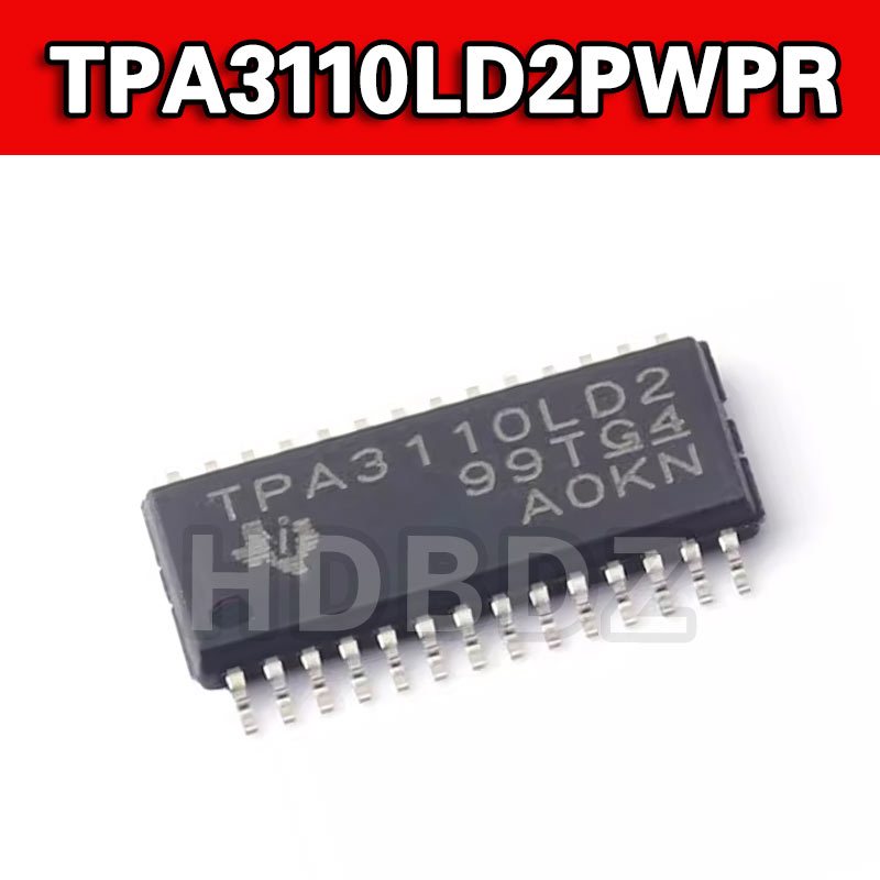 5pcs TPA3110LD2PWPR TPA3110D2PWPR TPA3110 SOP28 TPA3110LD2 LCD TV Audio ชิปถอดรหัส IC SMD