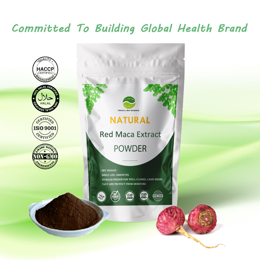 Natural Red Maca Extract Powder/HALAL Certified
