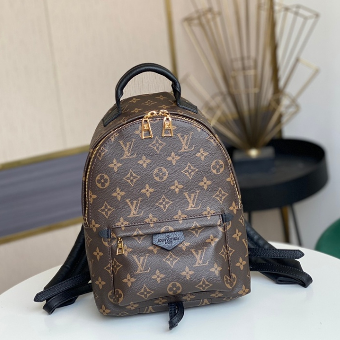 Lv/louis Vuitton New Womens Backpack, Original Authentic Backpack, Travel Bag Size: 22-29-10cm