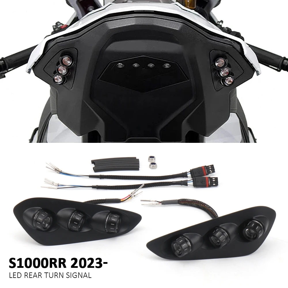 ใหม่กระพริบไฟเลี้ยวรถจักรยานยนต์ไฟ LED ด้านหลัง Blinker ไฟท้ายสําหรับ BMW S 1000 RR s1000rr s1000rr 2023-