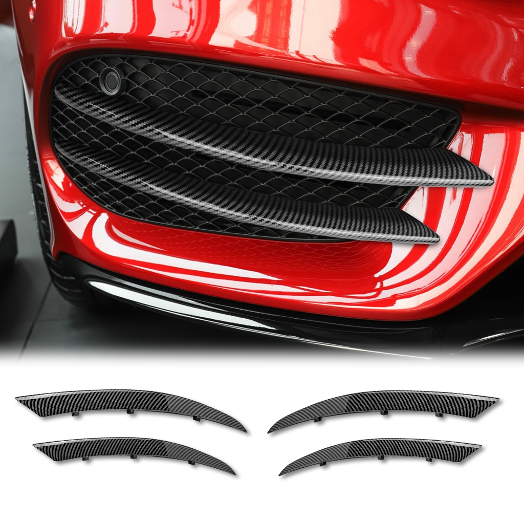 สําหรับ Benz C Class W205 C200L C180 C300 รถด ้ านหน ้ าหมอกโคมไฟ Trim Strip Body สปอยเลอร ์ Air มีดกันชนด ้ านหน ้ าอุปกรณ ์ เสริมภายนอก