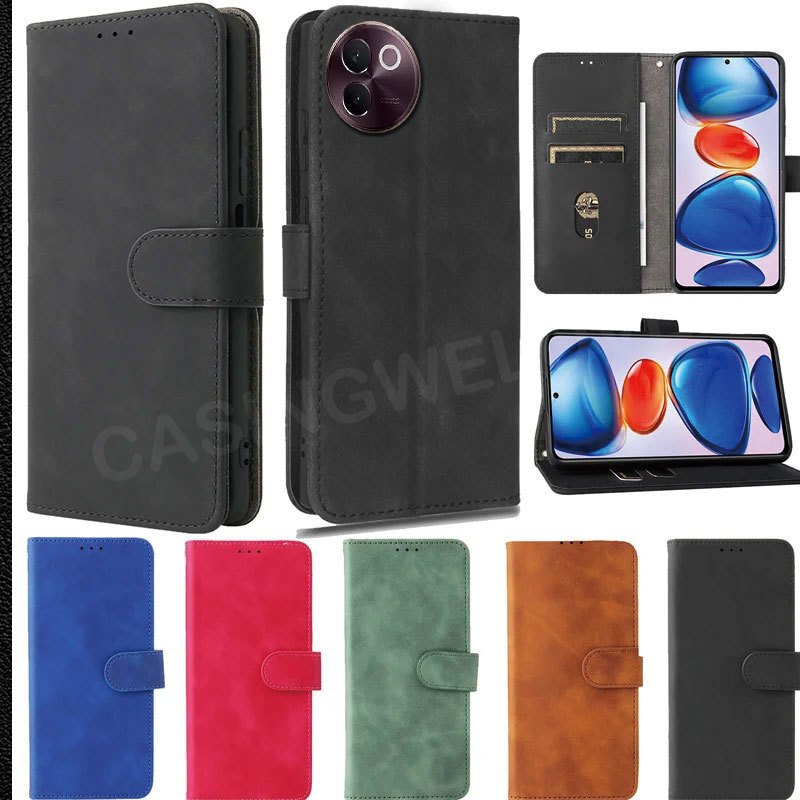 Filp สําหรับ Vivo V30e V30 e VivoV30e VivoV30e V 30E 5G 2024 พลิกหนังโทรศัพท์กรณี Stand Holder Card กระเป๋าสตางค์ปลอกกันกระแทกปกหลัง