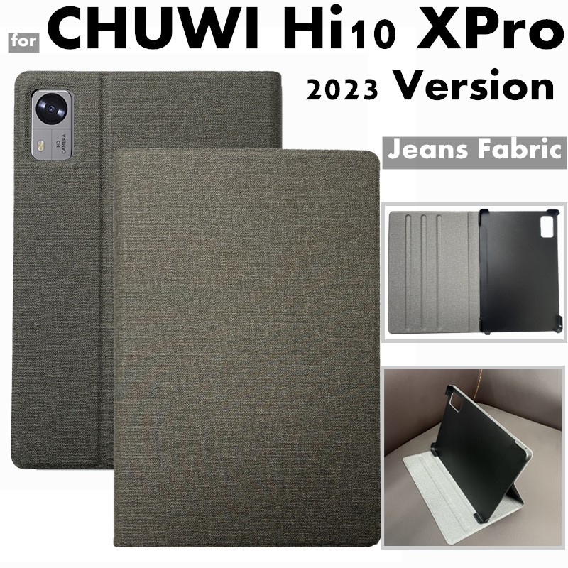 for CHUWI Hi10 XPro Hi 10 X Pro 10.1 Inch 2023 Faux Flip Leather Case Cover with Stand Up Function Cove Case