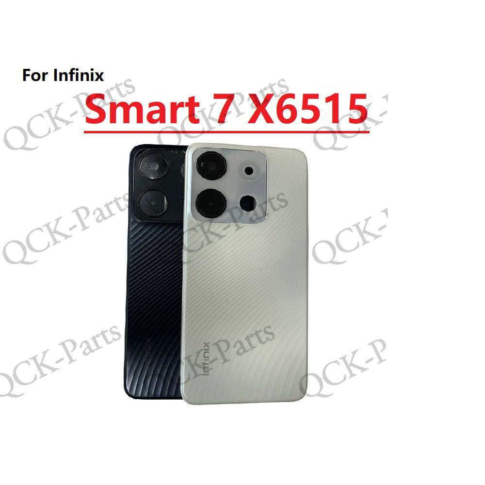 ฝาหลังแบตเตอรี่สําหรับ Infinix Smart 7 X6515 ด้านหลังด้านหลังประตูกรณี