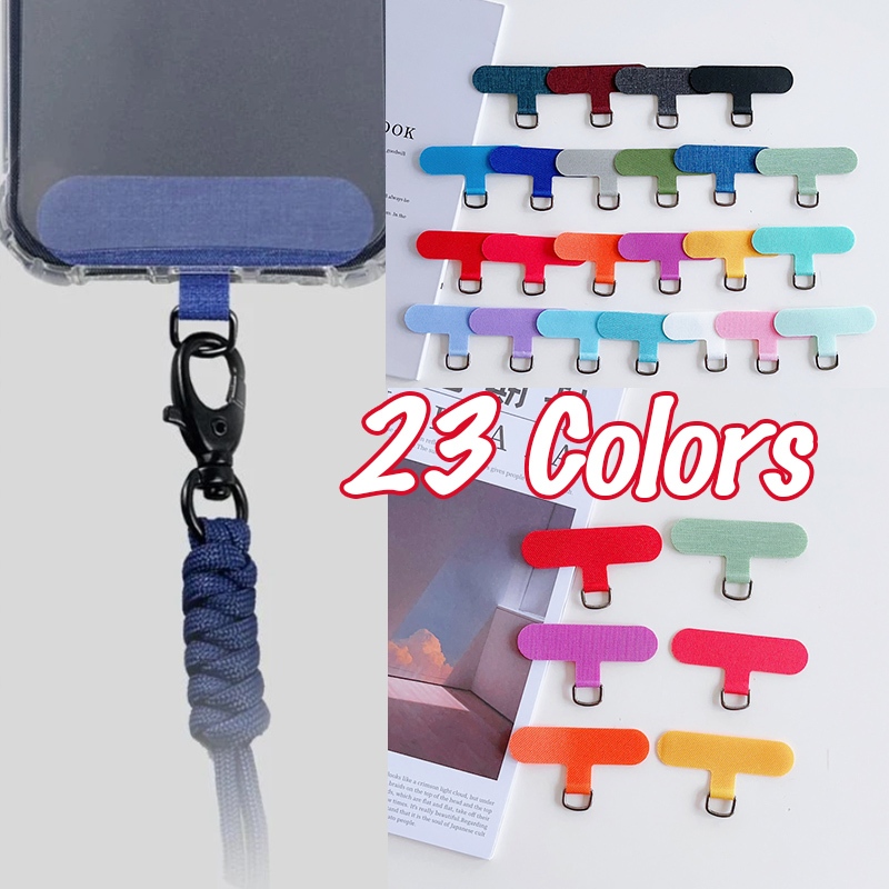 Universal โทรศัพท ์ มือถือความปลอดภัย Lanyard การ ์ ดปะเก ็ นเปลี ่ ยน Tether Pad สายคล ้ องคอที ่ ถอดออกได ้ คลิป Snap ไนลอน Patch Tab