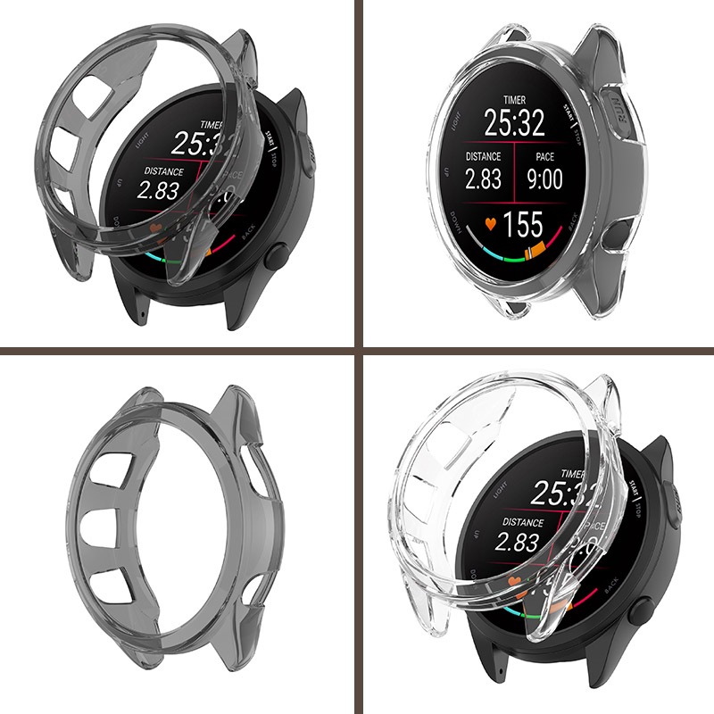 ฝาครอบ TPU โปร ่ งใส Soft Case สําหรับ Garmin Forerunner 165 / 165 เพลง