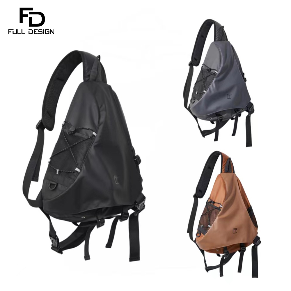 FULL DESIGN 511 กระเป๋าสะพายข้างผู้ชายแฟชั่นลำลองกระเป๋าสะพายไหล่