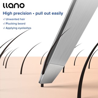 Llano แหนบสเตนเลส สําหรับกันคิ้ว เครา