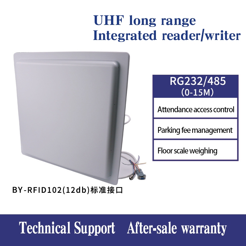 Long Range 15-20M 12dbi เสาอากาศ Reader Wiegand RS232 RJ45 UHF RFID Reader