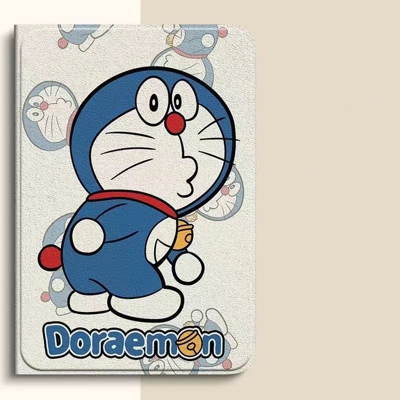 Doraemon เคสไอแพด ลายการ์ตูน iPad Air4/5 10.9/  Mini 1 2 3 4 5 6 / iPad 2 3 4 / iPad Pro 9.7 Air1 Air2 / iPad Pro 10.5 / ipad Gen 7/8/9 10.2 Smart Case