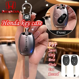 เคสกุญแจ Honda 2/3ปุ ่ มสําหรับ Civic/CRV/CITY/ACCORD/BRIO พวงกุญแจรวมทุกอย ่ าง