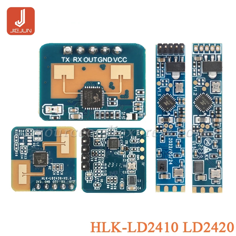 LD2410C/LD2411/LD2420/LD2410/LD1010/LD1020/LD1030/LD2410/LD2410B-P/LD2410B body presence sensor โมดู