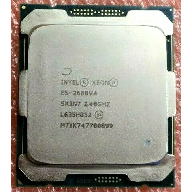 Xeon E5-2680V4 CPU 14 Core 28 หัวข ้ อ LGA 2011-3 E5-2680 V4 CPU SR2N7