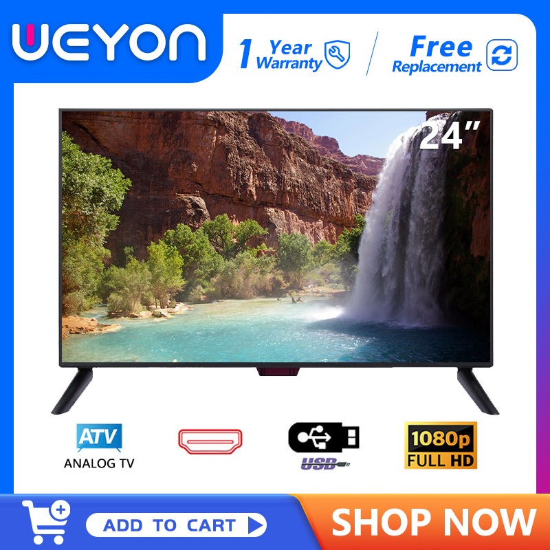WEYON LED Analog TV ทีวี แอลอีดีทีวี 24 นิ้ว