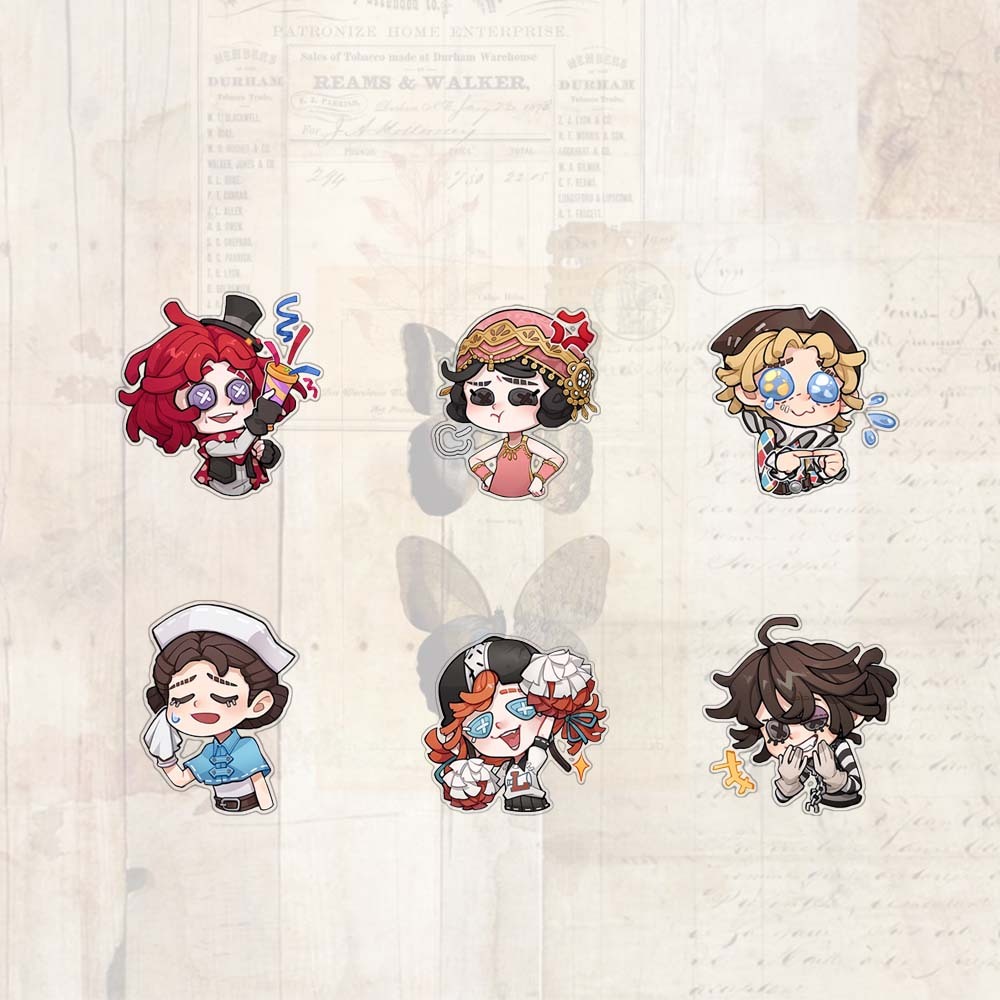 เข ็ มกลัดอะคริลิค Identity V เกมอนุพันธ ์ Q Edition Badge การ ์ ตูนน ่ ารักกระเป ๋ านักเรียนการ ์ ตูน Pins