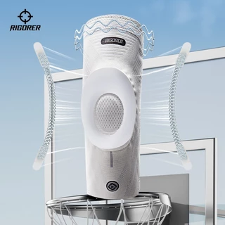 Ricorer Professional กีฬาเข่า Pads ยืดหยุ่น Breathable ข้อเท้าสําหรับบาสเกตบอลวิ่งการบีบอัดเข่า Pad สําหรับกีฬา Joint Pain โรคข้ออักเสบบรรเทาผู้ชายและผู้หญิง (1 PC)