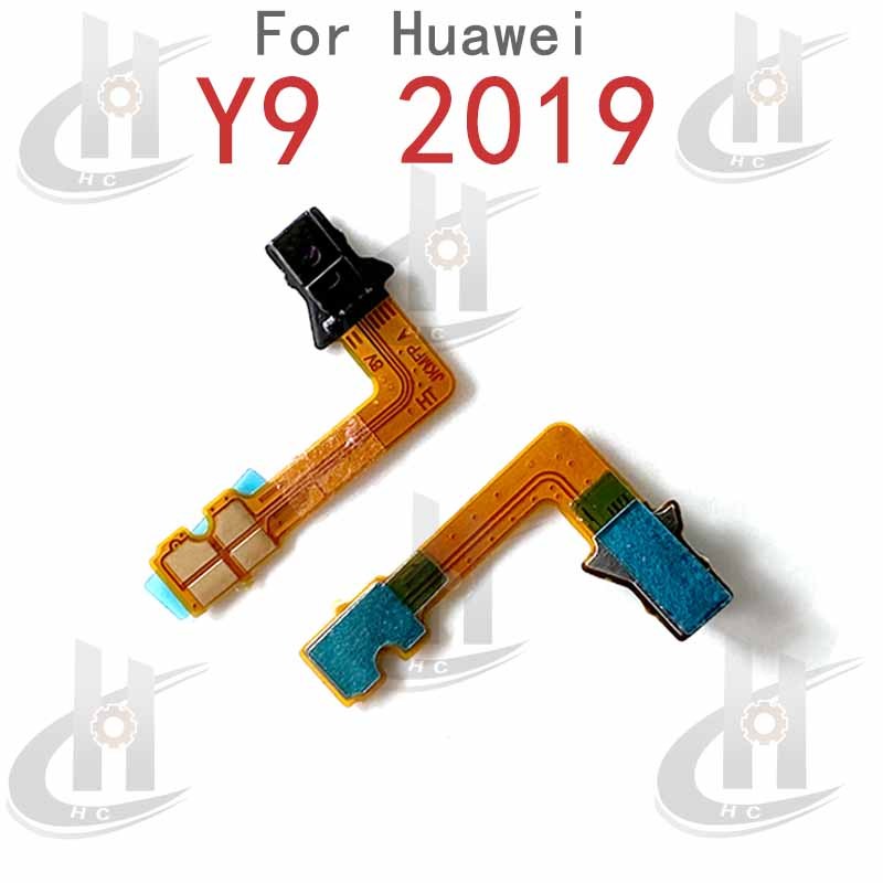 Proximity Light Sensor Flex Cable สําหรับ Huawei Y9 2019 กล้องด้านหลังพร้อมไฟแฟลช Proximity Sensor Flex เปลี่ยนอะไหล่ซ่อม