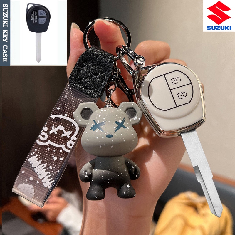 Suzuki Car Remote Key Case สําหรับ Suzuki Swift/Celerio/Swift2010/Ertiga Key Cover Bear พวงกุญแจ