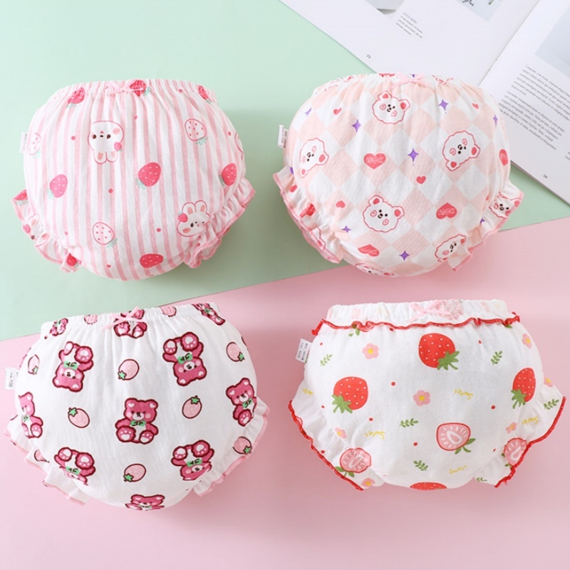 Adabaobao® ᵗʰ ใหม ่ Four Seasons สวมใส ่ ฤดูร ้ อนน ่ ารักพิมพ ์ ชุดชั ้ นในเด ็ กกางเกงขาสั ้ นเด ็