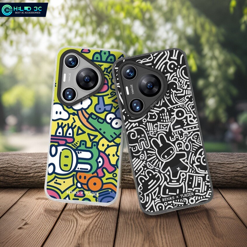 Benks Magclap เคสแม ่ เหล ็ กสําหรับ Huawei Pura 70 pro กันกระแทกสําหรับ Huawei Pura 70 Ultra กรณี drop ทน P70 กรณี