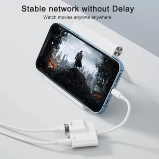 อะแดปเตอร์อีเธอร์เน็ต USB C ถึง RJ45 100Mbps LAN สายเคเบิลเครือข่ายสําหรับโทรศัพท์มือถือแล็ปท็อปแท็บเล็ต Type C การดูแลเครือข่ายพร้อมการชาร์จอย่างรวดเร็ว