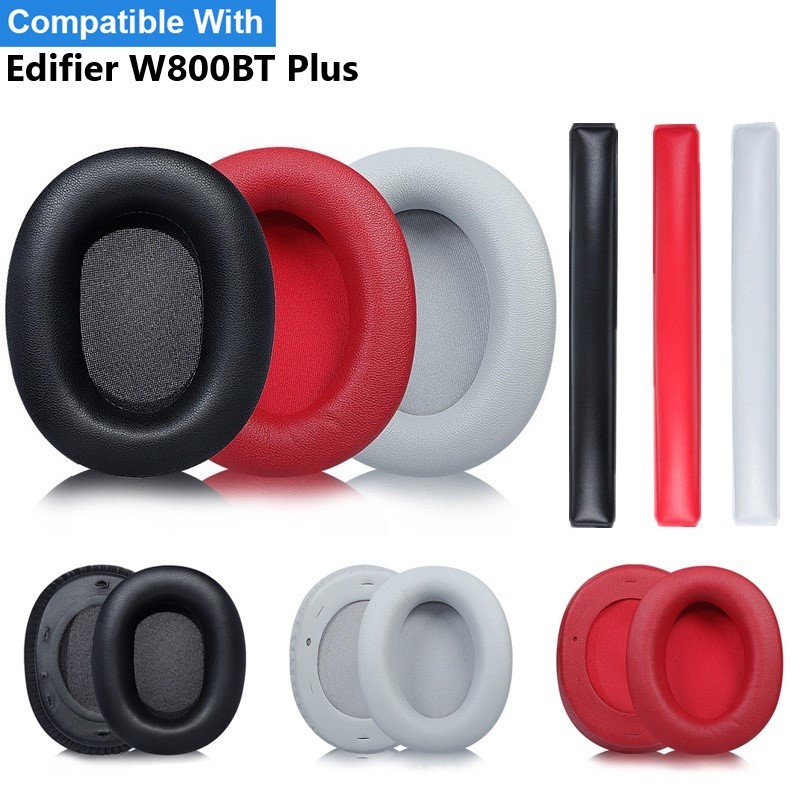 แผ่นรองหูฟัง/โฟมครอบหู สําหรับ Edifier W800BT Plus อุปกรณ์เสริมชุดหูฟัง