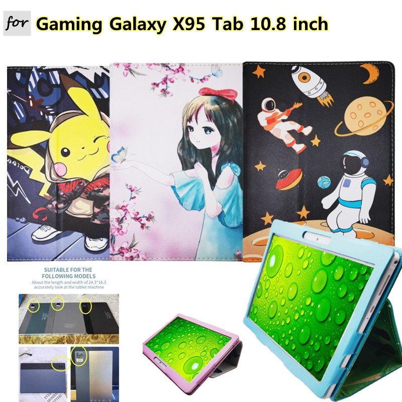 Flip Case For Gaming Galaxy X95 10.8 inch 2024 Android 5G Tab Tablet PC Casing Lightweight PU Leathe