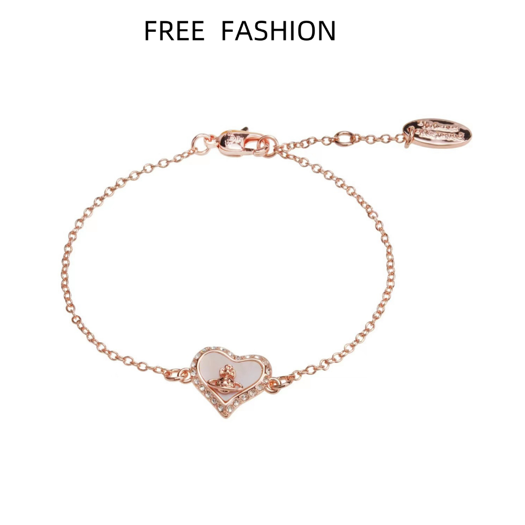 Vivie Fritillary Love สร ้ อยข ้ อมือหญิง Rose Gold Unique Niche ขายร ้ อนแฟชั ่ นเครื ่ องประดับฟรีเครื ่ องประดับ