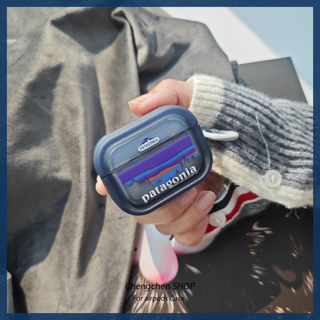 Patagonia โปร่งแสงหูฟังสําหรับ AirPodsPro2 กรณีนุ่มหูฟังป้องกันกรณีสไตล์ใหม่สําหรับ AirPods4 หูฟังป้องกันกรณีใช้งานร่วมกับ AirPodsPro กรณี AirPods2gen กรณี