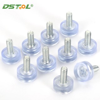 4 ชิ้น M6 M8 สกรูเหล็กโปร่งใสเฟอร์นิเจอร์พลาสติกโต๊ะเก้าอี้โ…