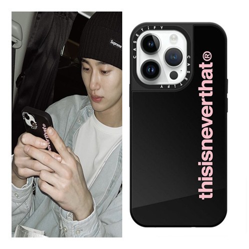 Casetify iPhone 15 14 Pro Max Byeon Wooseok ThisisneverthatสําหรับiPhone 13 12 Pro Max Hard PCปกหลังกรณีiPhone 11กันกระแทกสําหรับiPhone 14 15 Plusกระจกกรณี