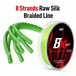 Kingdom 8X PLUS+ สายตกปลา 150m/300m 8 Strands Braided PE Line 0.8# 1.0# 1.2# 1.5# 2.0# 2.5# 3.0# 13.9-40.9LB High Smoothness Green Multifilament PE Line Super Stiff