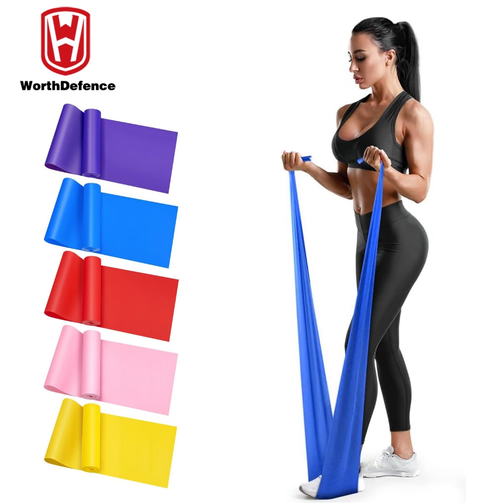 Worthdefence Professional Resistance Bands Latex-ฟรี Work Out Bands ยืดสําหรับทํางานผู ้ หญิงหรือ Men,, ออกกําลังกายชุดสําหรับกายภาพบําบัด