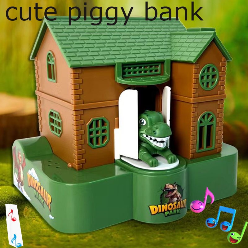 สุนัขขโมยเหรียญตลกเงิน House Bank การ ์ ตูนตารางตกแต ่ งสําหรับห ้ องเด ็ กของขวัญวันเกิด Piggy Banks เหรียญกล ่ อง
