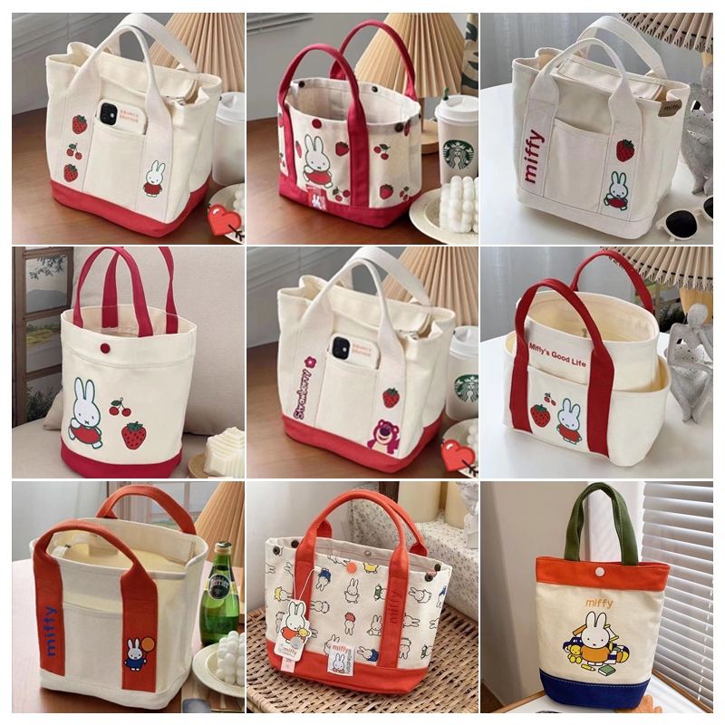 Gjcute กระเป๋าถือ กระเป๋าเดินทาง ผ้าแคนวาส ลําลอง ความจุขนาดใหญ่ สีพื้น สําหรับสตรี WTD