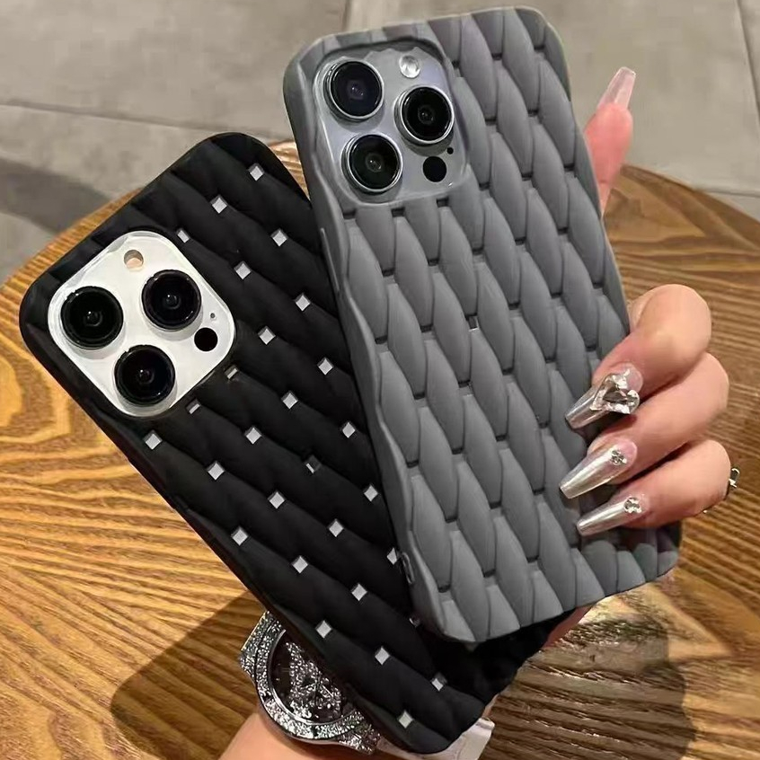 ความร้อนระบายอากาศ Dissipate Cooling ตาข่ายซิลิโคนอ่อนนุ่มกันกระแทกเคสโทรศัพท์สําหรับ iPhone 16 15 14 12 13 11 Pro Max Plus X XS Max XR