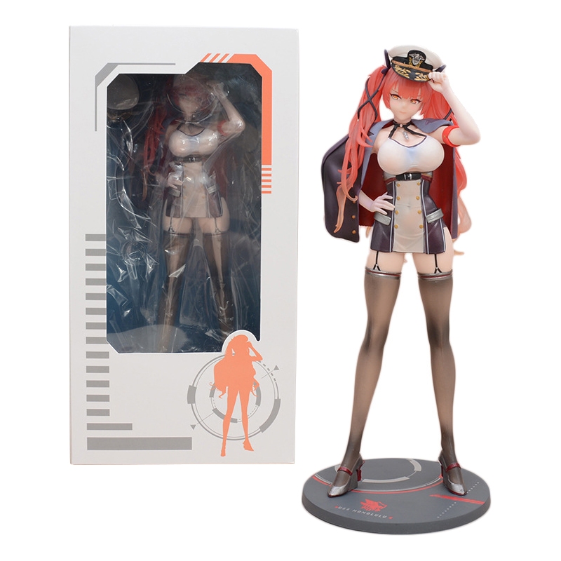 26 ซม.Azur Lane รูป USS Honolulu Hentai อะนิเมะ Action Figurine สาวเซ็กซี่มังงะรูปปั้นผู้ใหญ่ 18 คอล