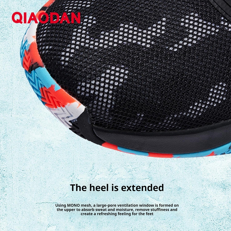 Qiaodan PY 1 รองเท้าบาสเก็ตบอลสําหรับผู้ชาย Spike Breathable สวมใส่น้ําหนักเบา XM25200105 — صورة 2
