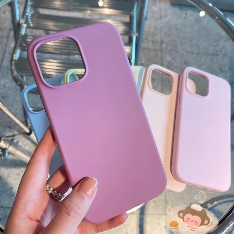 เคสโทรศัพท์มือถือ ซิลิโคน ลายโลโก้ หรูหรา สําหรับ iPhone 15 16 pro max 11 13 12 Mini 14 15Plus