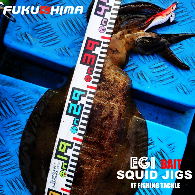 FUKUSHIMA 3.5 SQUID JIGS GLOW EGI LURE FISHING ไม้เหยื่อ SHARP HOOKS 21GRAMS CUTTLEFISH OCTOPUS BOAT