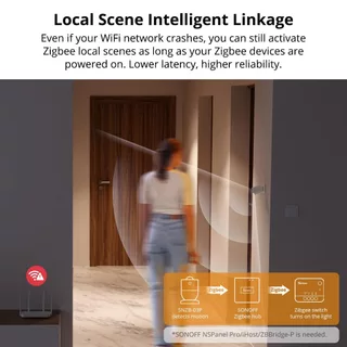 Sonoff SNZB-03P ZigBee Motion Sensor สมาร์ทการตรวจจับแสง Motion Trigger Alarm ทํางานร่วมกับ ZB Bridge ผ่าน eWeLink APP Alexa Google