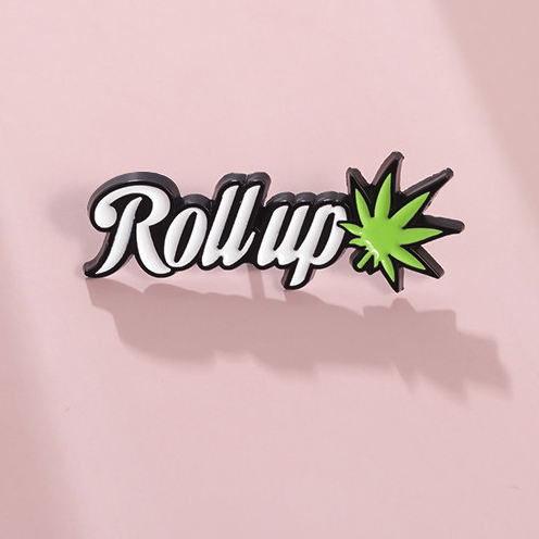 Roll Up เข็มกลัด Pins Badge กระเป๋าเป้สะพายหลังเข็มกลัดเสื้อผ้าป้ายอุปกรณ์เสริมของขวัญ