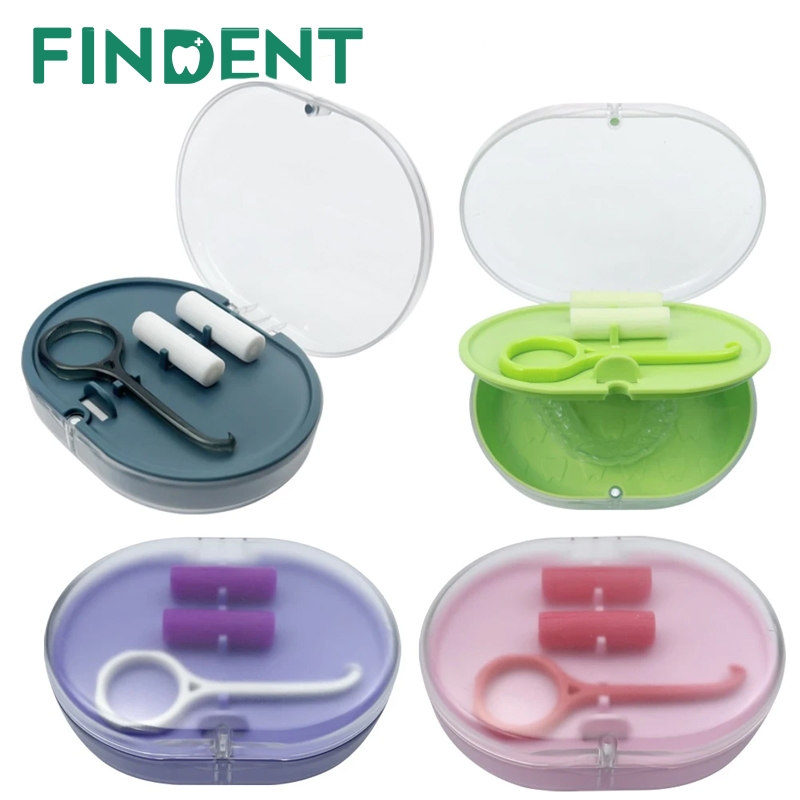 2 ชั้น Retainer กล่องจัดฟัน Braces กล่องเก็บกระจก Aligner Remover Chewies ฟันปลอมทําความสะอาดกรณีช่องปากสุขอนามัยเครื่องมือ