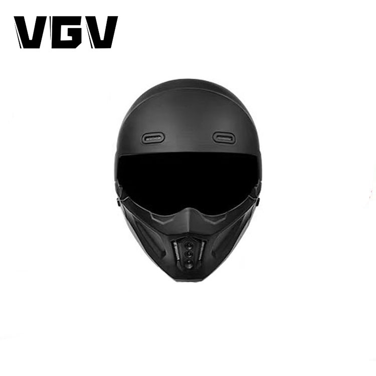 VGV หมวกกันน็อกเลนส์พิเศษสำหรับหมวกกันน็อกแมงป่อง - 50 แว่นตากันแดดโกลเด้นสากลกลางวันและกลางคืน