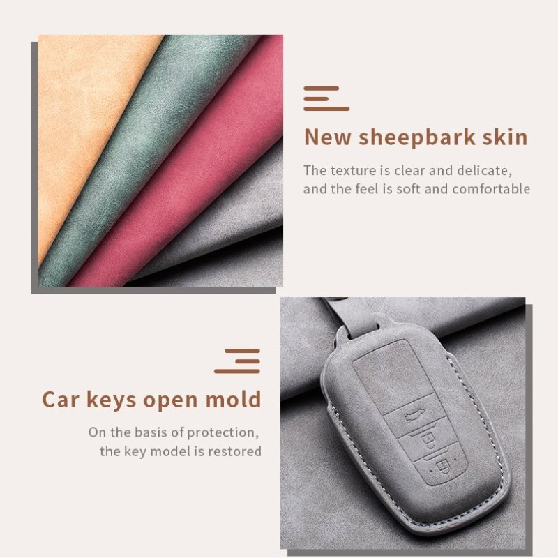 สําหรับ Toyota Harrier / Camry / Fortuner / Innova Zenix Keyless Remote หนังกุญแจรถพร ้ อมโซ ่ ราคา ถูกที่สุด ดีลบีเคเค แกลเลอรีภาพที่ 4