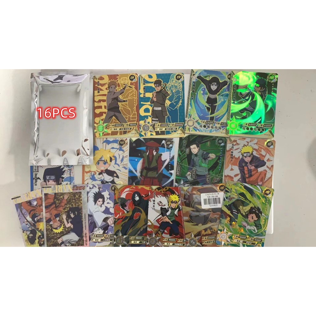 NARUTO CARD การ ์ ดนารูโตะอะนิเมะการ ์ ดสุ ่ ม 14 การ ์ ดปิดผนึกแพ ็ คของแท ้ KAYOU