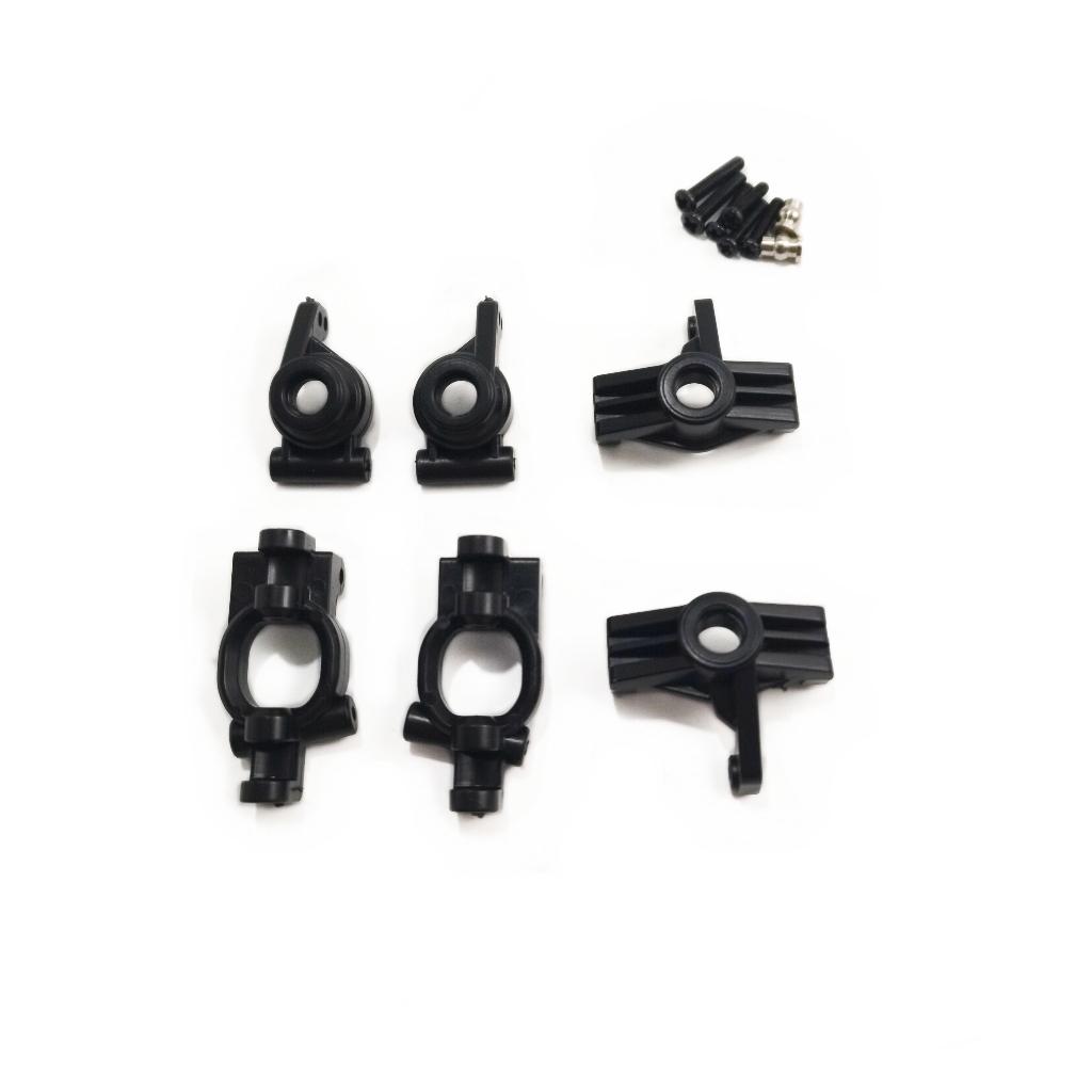 Wltoys 144001 124017 124019 Rc อัพเกรดรถปรับปรุงดุมล ้ อหน ้ าและด ้ านหลังชุดพวงมาลัยฮับ C ดุมหลังชุดอุปกรณ ์ เสริมส ่ วน