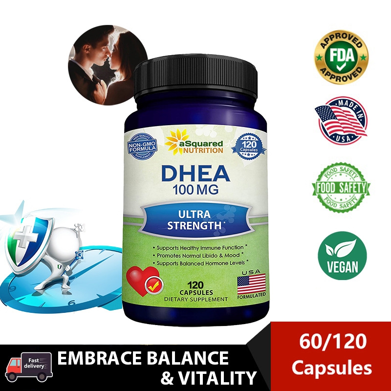 อาหารเสริม DHEA - เพื่อความสมดุลของฮอร์โมน, การสนับสนุนภูมิคุ้มกัน, สุขภาพกระดูกและหัวใจและหลอดเลือด